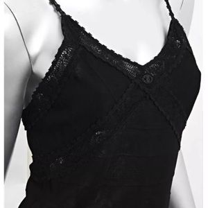 Chanel Knit Crochet Pleated Tank Top/Cami Size 40